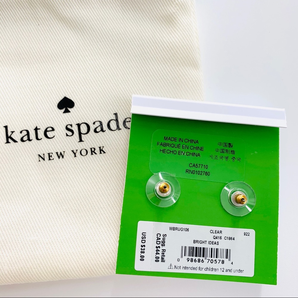 💕3/$30Kate Spade Mismatched Faceted Stud Earrings - Picture 5 of 8